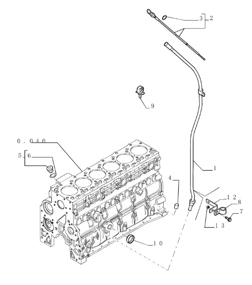 2855877 - Масляный щуп ДВС